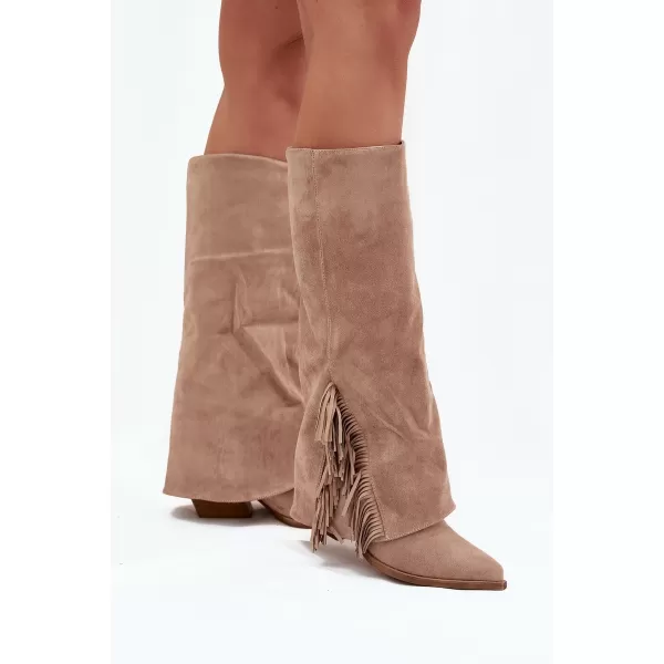  Damenschuhe mit Absatz BOTO ZALIA 38568 KHAKI 