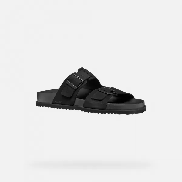 Herrenhausschuhe GEOX PARNAIBA G014434 SCHWARZ 