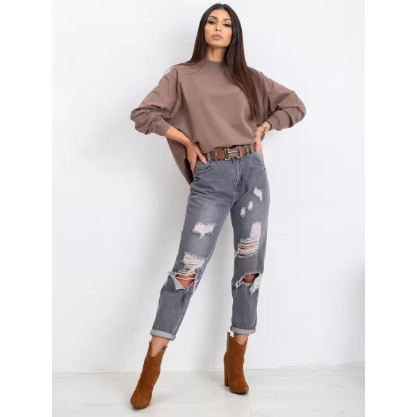  Damen-Sweatshirt BASIC FEEL GOOD RV-BL-5185.92P BRAUN 