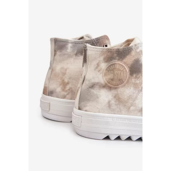  Damen-Sneaker BIG STAR LL274047 WEISS/OLIVE Big Star Shoes 