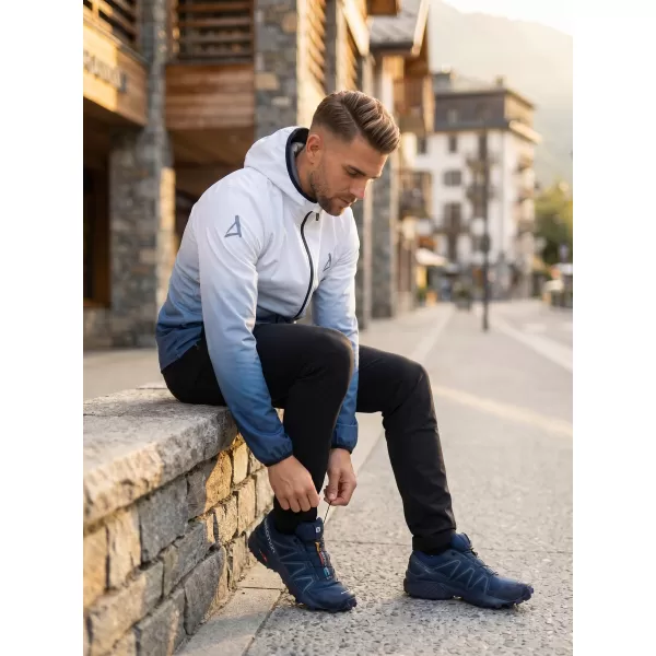 Premium-Softshelljacke für Herren ALTISPORT VOJ/ALM126JACK01 MARINEBLAU/WEIß 