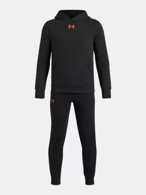 Jungen-Set UNDER ARMOUR UA RIVAL FLEECE SUIT 1379802-003 SCHWARZ