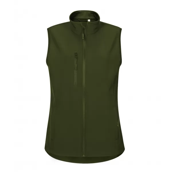  Softshellweste für Damen ALTISPORT NoPrint NP/ALW965 MILITÄR 