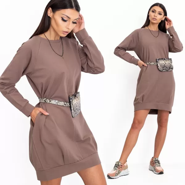  Kleid BASIC FEEL GOOD RV-TU-5184.93P BRAUN 