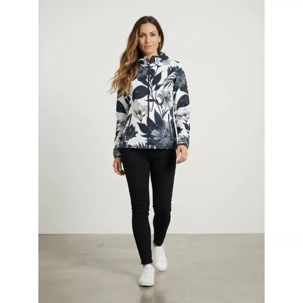  Premium-Softshelljacke für Damen ALTISPORT VOJ/ALW115JACK01 SCHWARZ/WEIß 