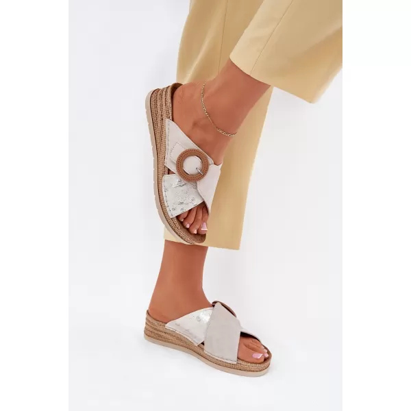  Damensandalen INBLU RV000012 BEIGE 