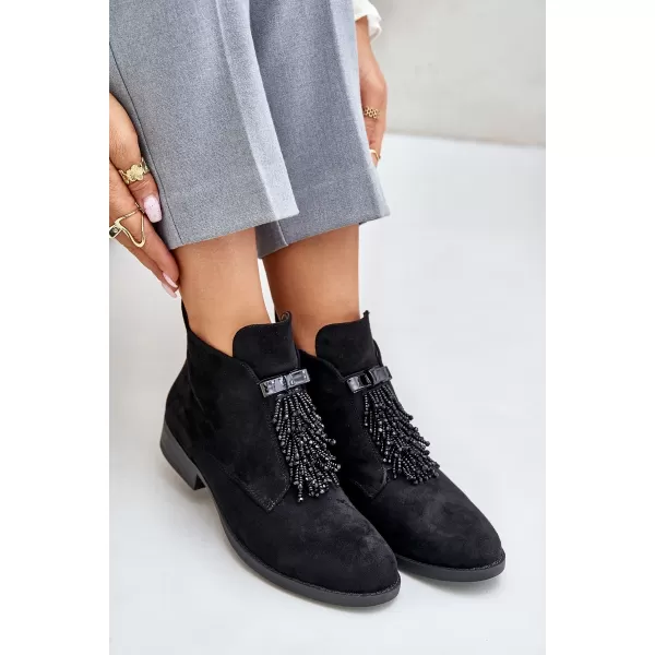  Damenschuhe S.BARSKI HY42-715 SCHWARZ 