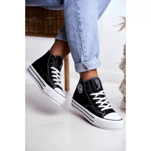  Damen-Sneaker BIG STAR GG274012 SCHWARZ Big Star Shoes 