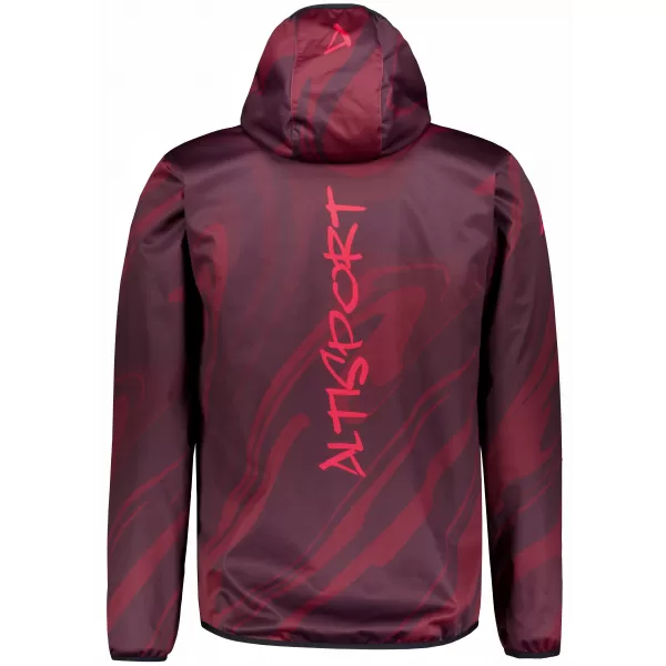  Premium-Softshelljacke für Herren ALTISPORT VOJ/ALM072JACK01 WEIN/ROT 