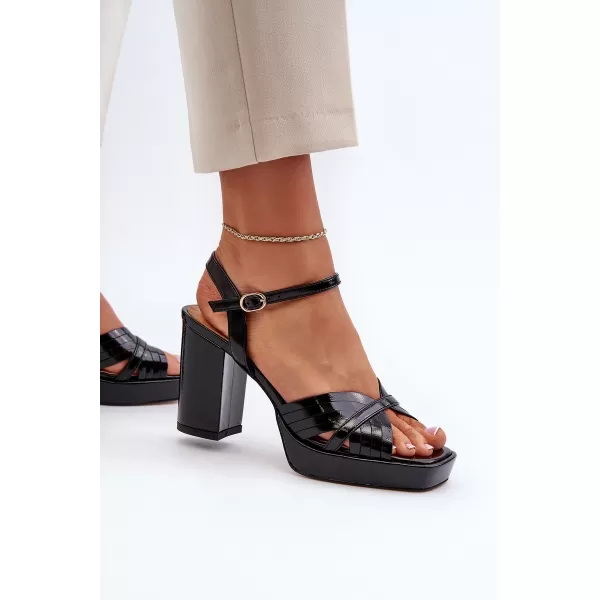  Damensandalen D&A MR38-668 SCHWARZ 