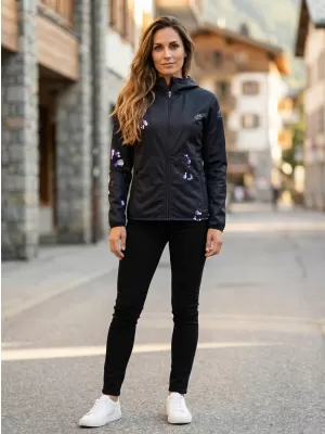 Premium-Softshelljacke für Damen ALTISPORT VOJ/ALW077JACK01 SCHWARZ/LILA