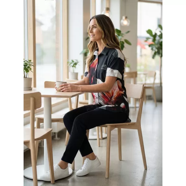  Premium-Shirt für Damen ALTISPORT VOJ/ALW117KOS01 LILIENDUNKEL 