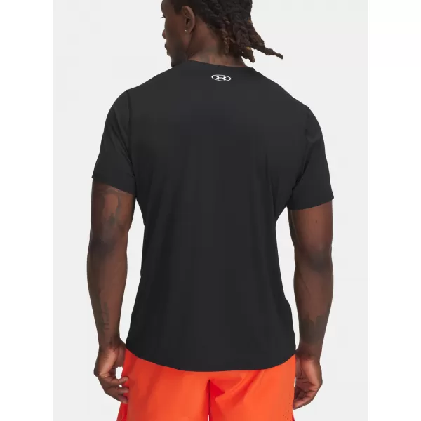  Herren-T-Shirt UNDER ARMOUR HEATGEAR FITTED SS 6000939-001 SCHWARZ 