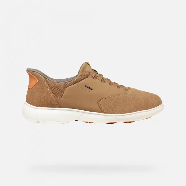  Herren-Sneaker GEOX NEBULA 2.0 PLUS FAST IN G014417 BRAUN 
