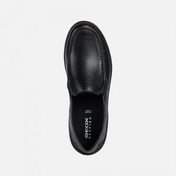  Herrenmokassins GEOX LEITAN G002548 SCHWARZ 