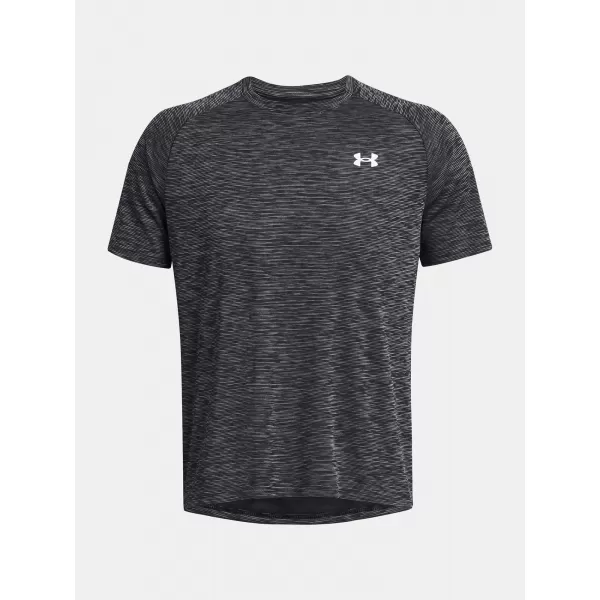  Herren-T-Shirt UNDER ARMOUR TECH TEXTURED SS 1382796-001 SCHWARZ 