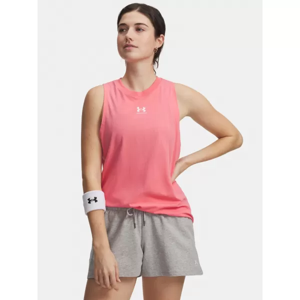  Damen-Tanktop UNDER ARMOUR UA RIVAL MUSCLE TANK 1383659-600 ROSA 