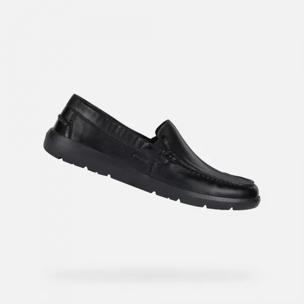  Herrenmokassins GEOX LEITAN G002548 SCHWARZ 