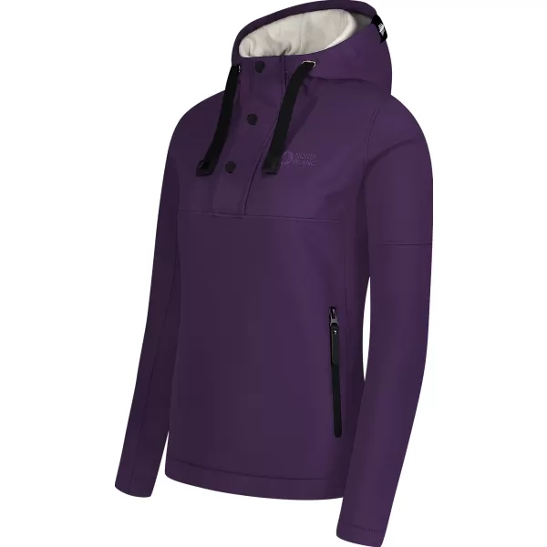  Softshelljacke für Damen NORDBLANC SHOAL NBSSL8341 LILA 