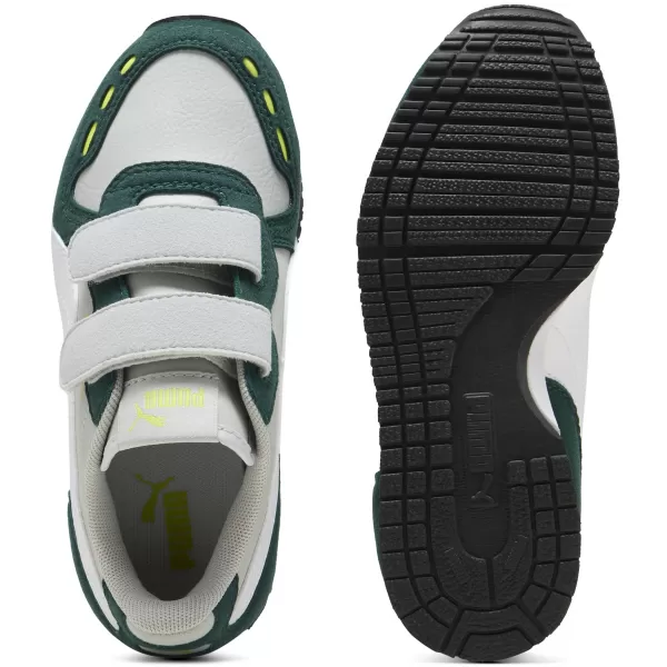  Kinderschuhe PUMA CABANA RACER SL 20 V PS 383730-19 HELLGRAU/WEIß/DUNKLE MYRTE 