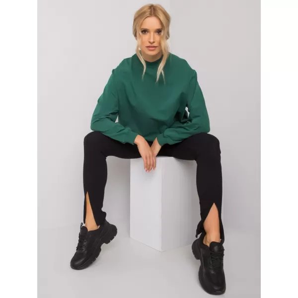  Damen-Sweatshirt BASIC FEEL GOOD RV-BL-5185.90P DUNKELGRÜN 