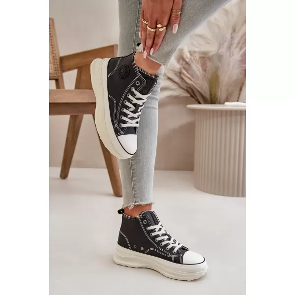  Damen-Sneaker BIG STAR OO274068 SCHWARZ Big Star Shoes 