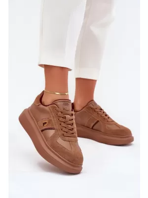 Damen-Sneaker LOPEZ JUST DARE SS2D4005 BRAUN/BEIGE Daniel Lopez Just Dare