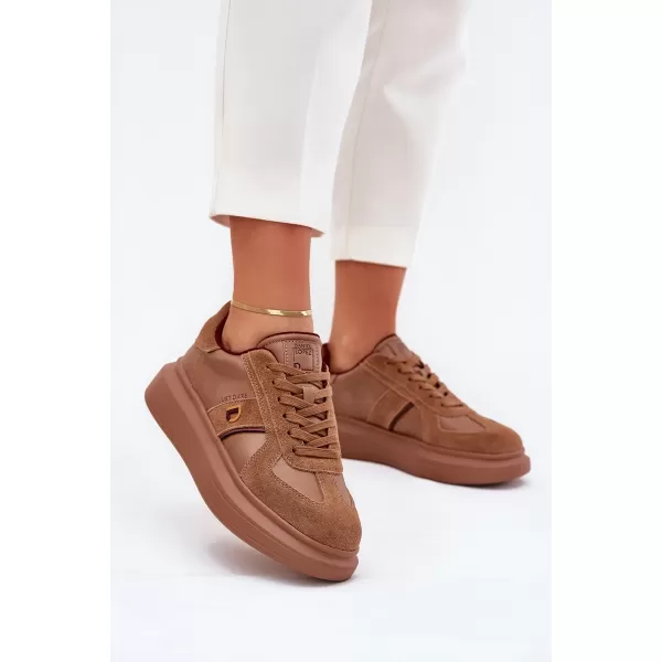  Damen-Sneaker LOPEZ JUST DARE SS2D4005 BRAUN/BEIGE Daniel Lopez Just Dare 
