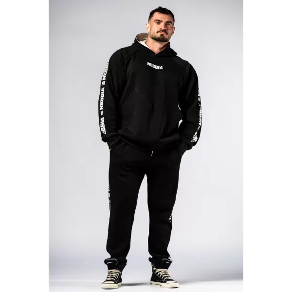  Kapuzenpullover HERO 300 BLACK Nebbia 