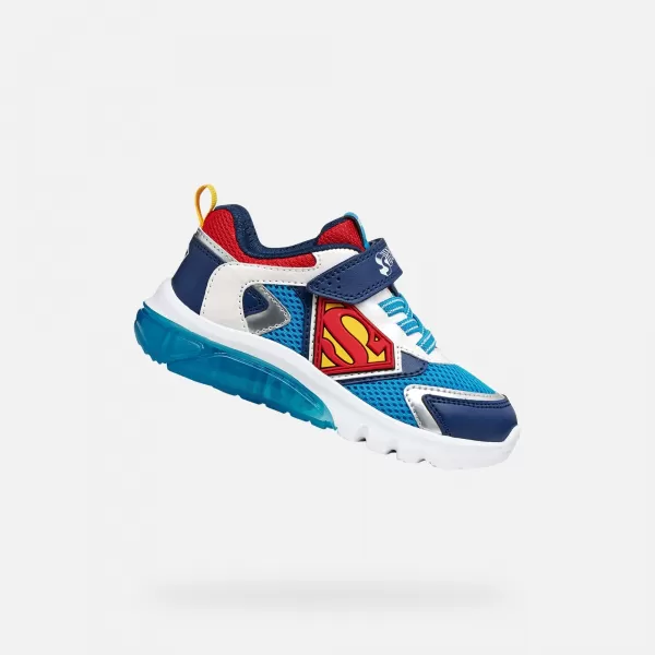  Turnschuhe für Jungen GEOX CIBERDRON J65LBB01454C4320 BLAU 