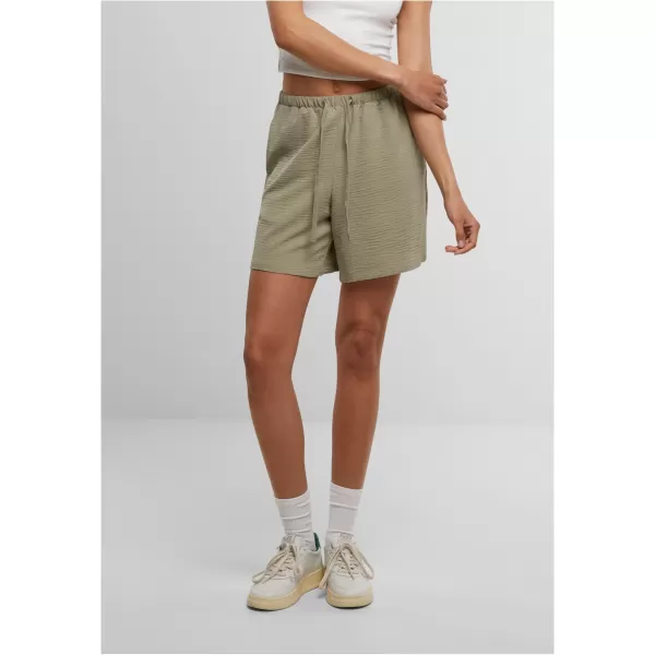  Damen-Shorts URBAN CLASSICS TB7522 BLASSES OLIV 