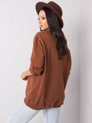 Damen-Sweatshirt BASIC FEEL GOOD RV-BL-5185.81P BRAUN