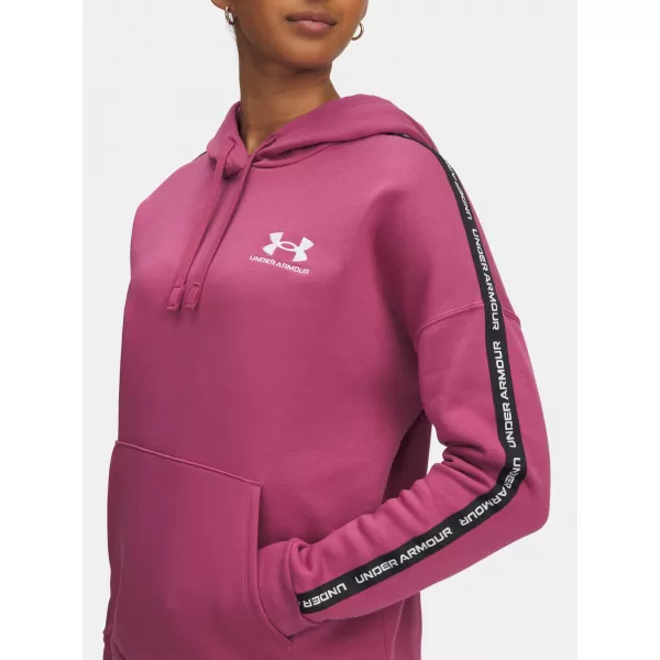  Damen-Sweatshirt UNDER ARMOUR ICON FLEECE TAPED HDY 6003708-659 ROT 