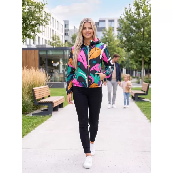  Damenjacke ALTISPORT HELSIE SCHWARZES MUSTER 