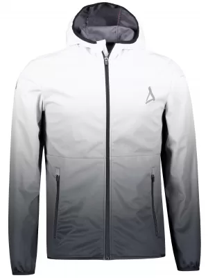 Premium-Softshelljacke für Herren ALTISPORT VOJ/ALM126JACK01 SCHWARZ UND WEIß