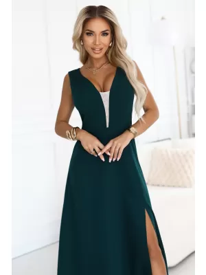Kleid NUMOCO 648-1 FLASCHENGRÜN