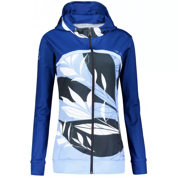  Hochwertiges Damen-Sweatshirt mit Reißverschluss ALTISPORT VOJ/ALW128MI02 BLAU UND WEIß 