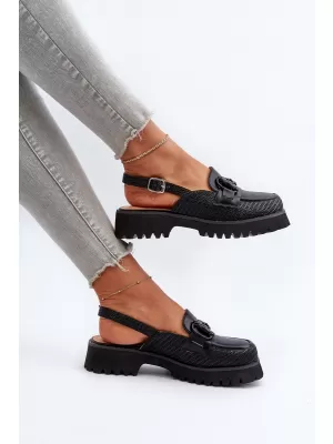 Damensandalen D&A MR38-656 SCHWARZ