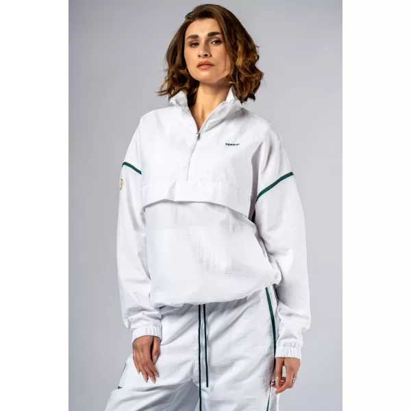  Clubhouse-Sweatshirt mit halbem Reißverschluss CLUB DOR 644 WHITE Nebbia 
