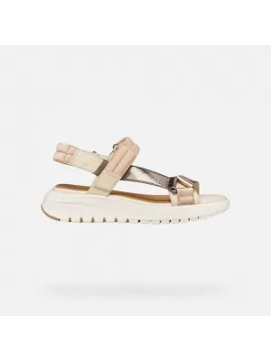 Damensandalen GEOX FLEXTRIDE S G013069 BEIGE