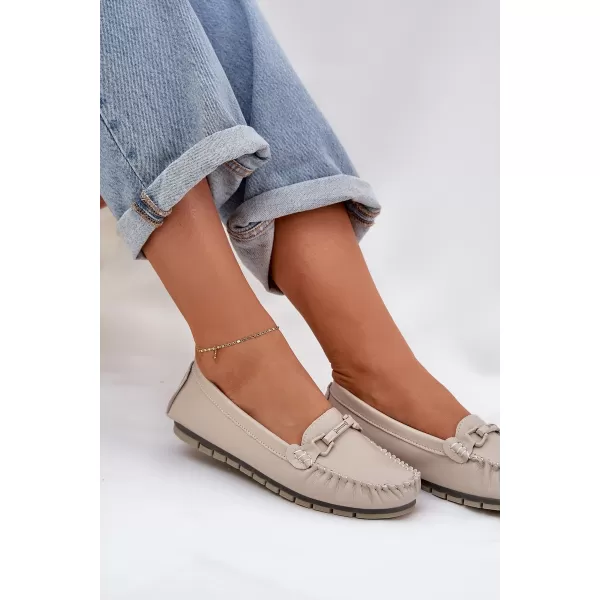  Damenmokassins S.BARSKI LR51-547 BEIGE 