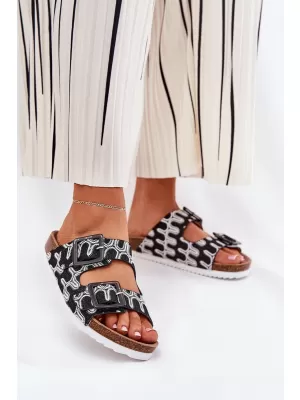 Damenhausschuhe S.BARSKI RB51-006 SCHWARZ