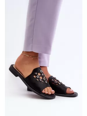 Damensandalen S.BARSKI KV27-063 SCHWARZ