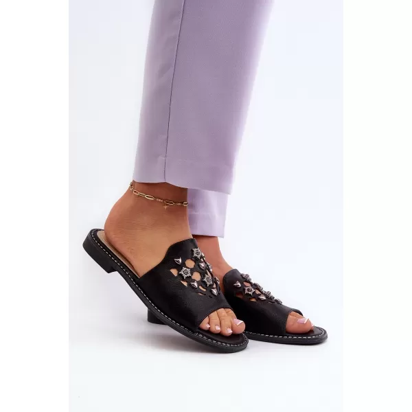  Damensandalen S.BARSKI KV27-063 SCHWARZ 