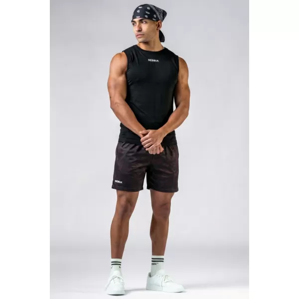  Trainingsshorts POWER 902 DARK BROWN CAMO Nebbia 