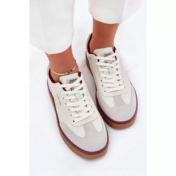  Damen-Sneaker LOPEZ JUST DARE SS2D4008 WEISS/GRAU Daniel Lopez Just Dare 