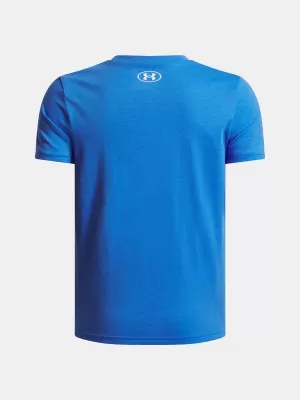 T-Shirt für Jungen UNDER ARMOUR UA B SPORTSTYLE LC SS 1389962-402 BLAU