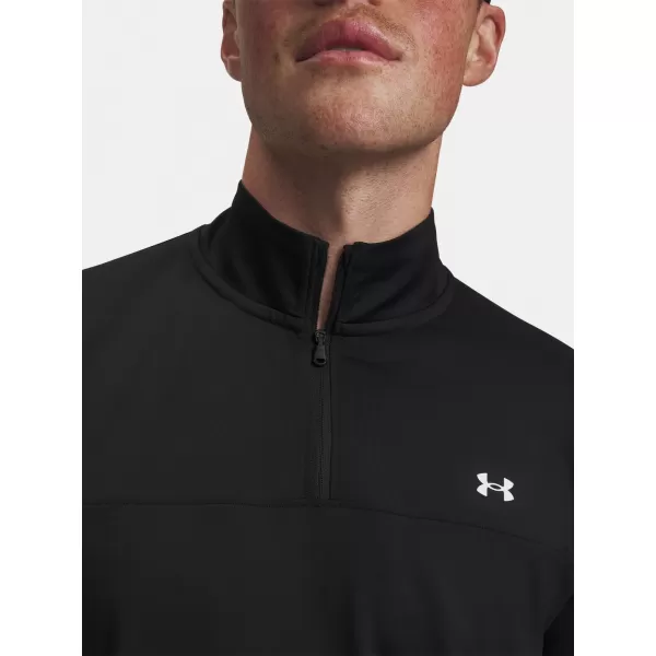  Herren-T-Shirt UNDER ARMOUR T2G 1/4 ZIP 6010129-001 SCHWARZ 