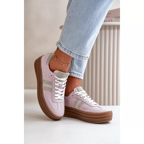  Damen-Sneaker ZAZOO N1068S4 LILA 