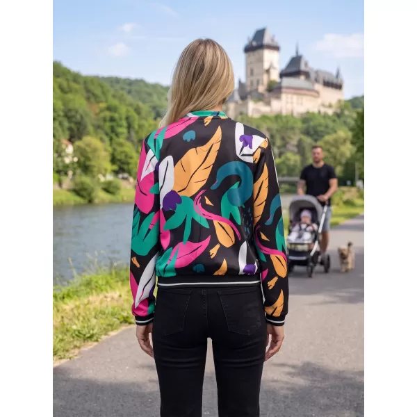  Damenjacke ALTISPORT HADARIT SCHWARZES MUSTER 